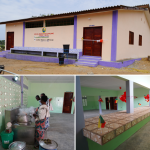 Cucina, magazzino e servizi igienici per la scuola elementare pubblica di Ewé-Condji